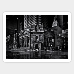 The Hockey Hall Of Fame Toronto Canada Reflection Sticker